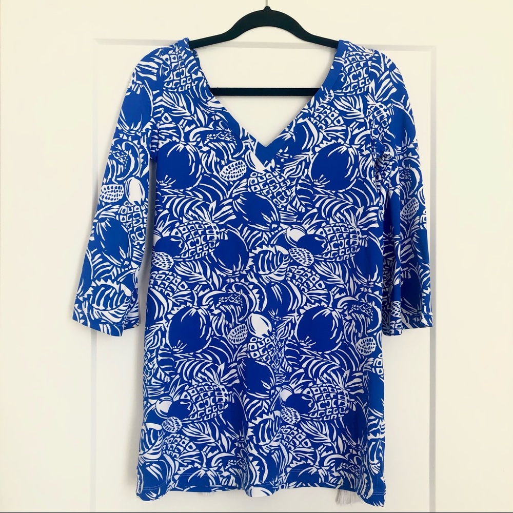 🔷PERSIFOR🔷BLUE PINEAPPLE DRESS